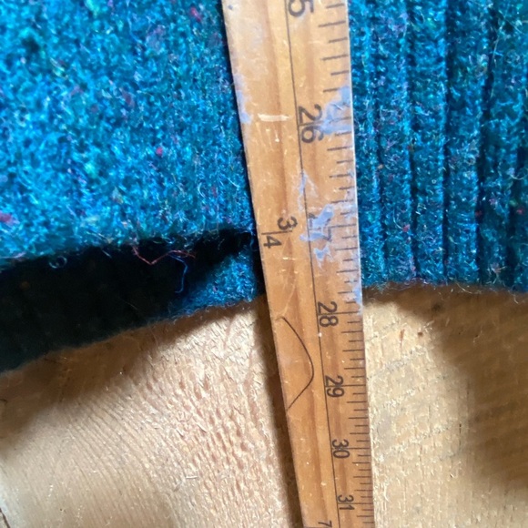 Well Worn Men’s XXL Teal Mock Neck Sweater Pullover Knit Blend Casual Cozy - Picture 6 of 7